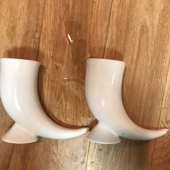 Tuborg White Horn Mugs Set - Picture 5 of 6